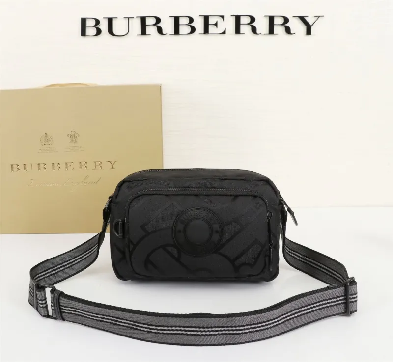 Burberry Black Crossbody Satchel Bag