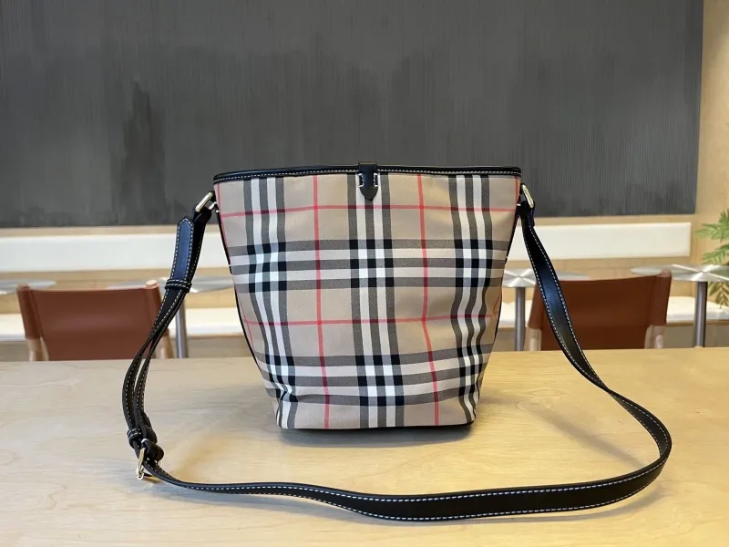 Burberry Check Bucket Crossbody Bag 51