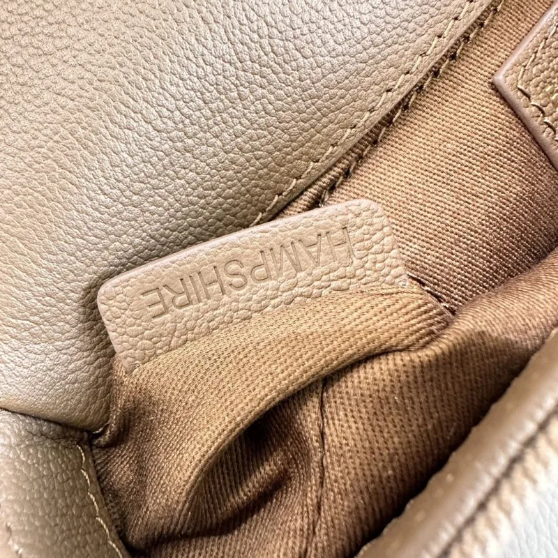 Burberry Brown Leather Crossbody Satchel Bag - Image 8