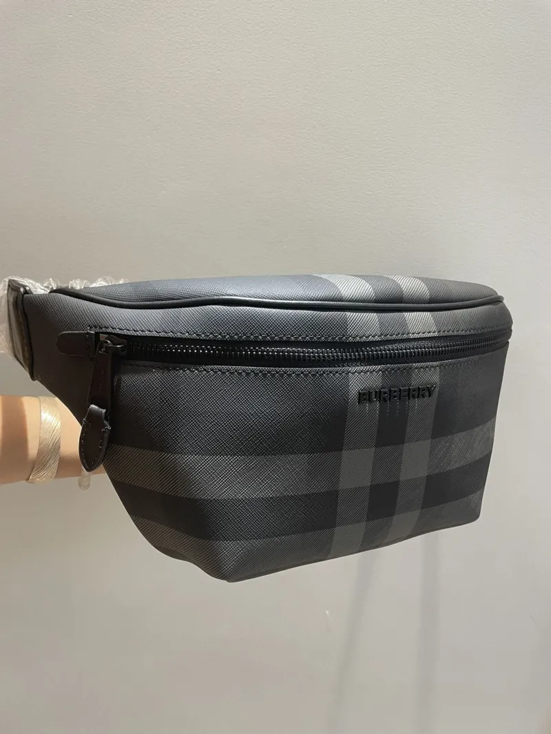 Alternative view of Burberry Charcoal Check Waist Bag