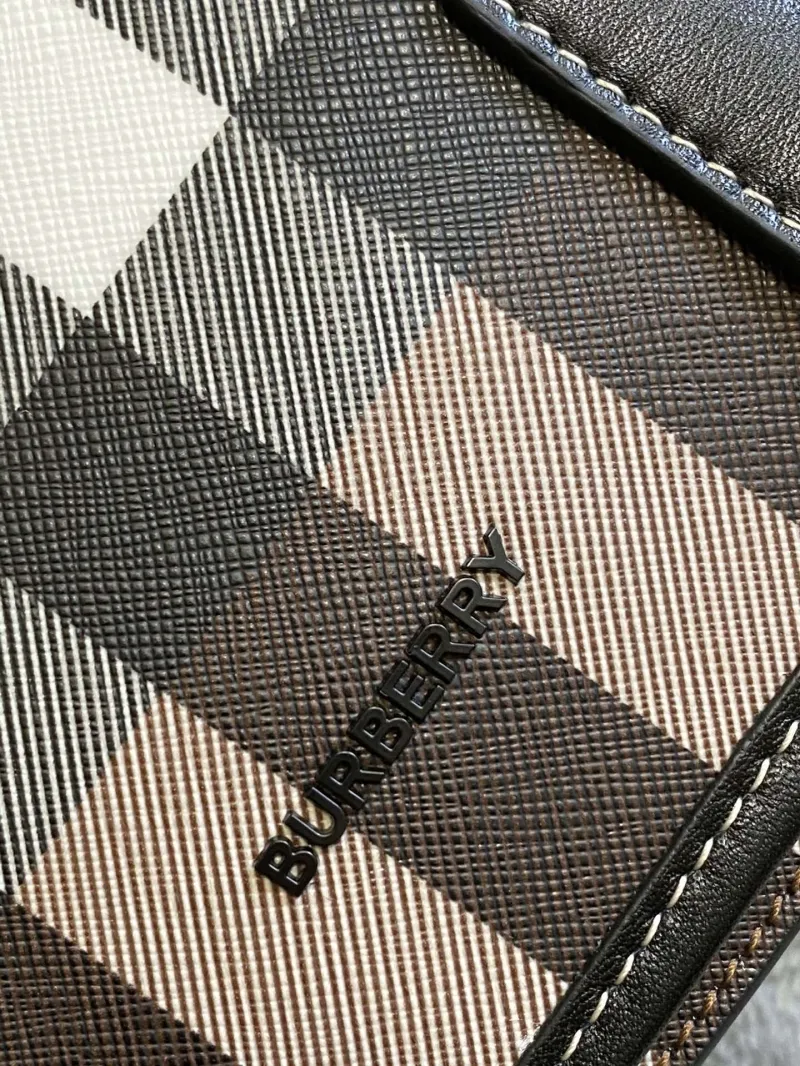 Burberry Signature Check Crossbody Satchel Bag - Image 3