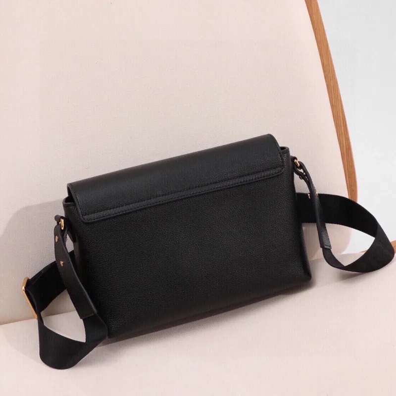 Alternative view of Burberry Black Leather Crossbody Satchel Bag 61
