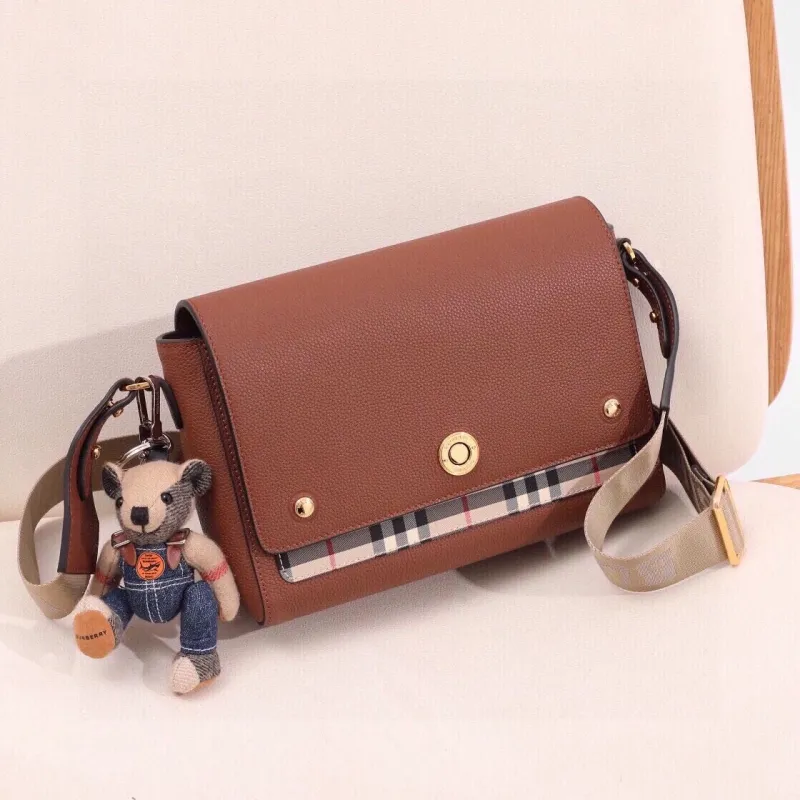 Burberry Brown Leather Crossbody Bag