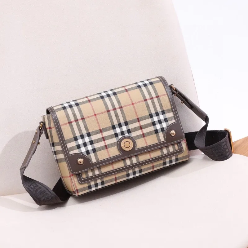 Burberry Vintage Check Crossbody Satchel Bag