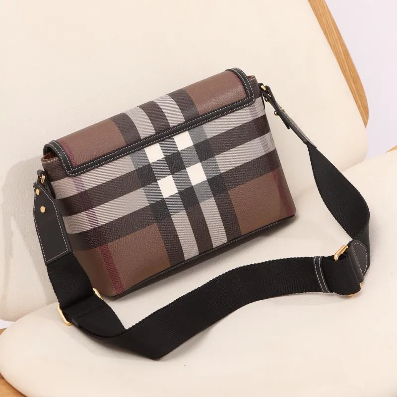 Alternative view of Burberry Classic Check Crossbody Satchel Bag