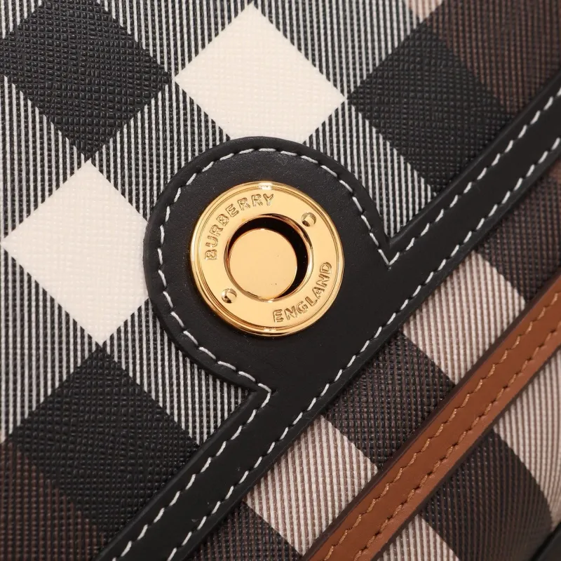 Burberry Classic Check Crossbody Satchel Bag - Image 4