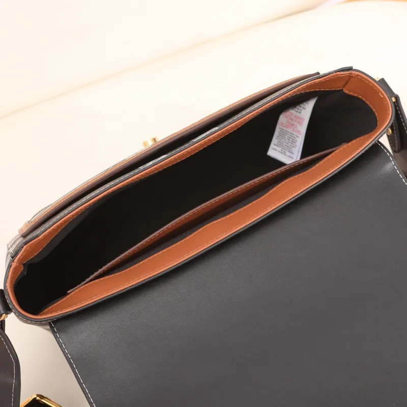Burberry Classic Check Crossbody Satchel Bag - Image 7