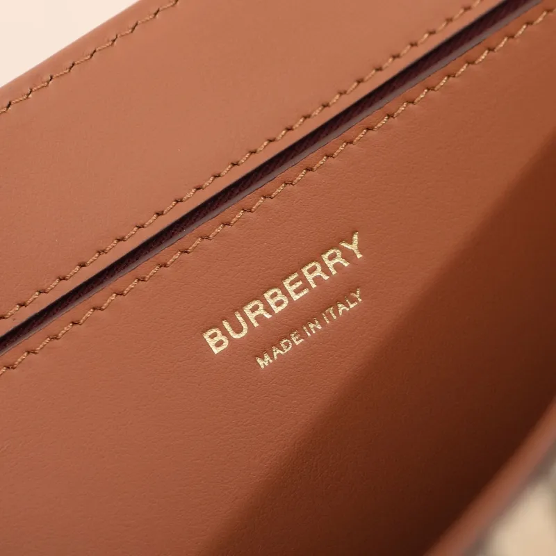 Burberry Vintage Check Crossbody Satchel Bag - Image 8
