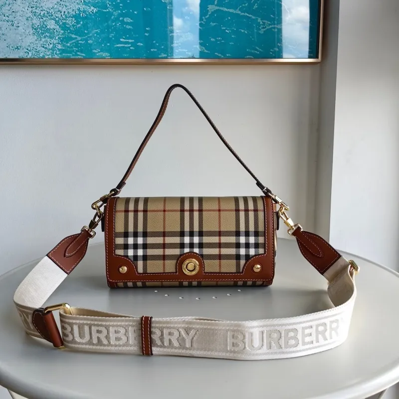 Burberry Vintage Check Satchel Crossbody Bag