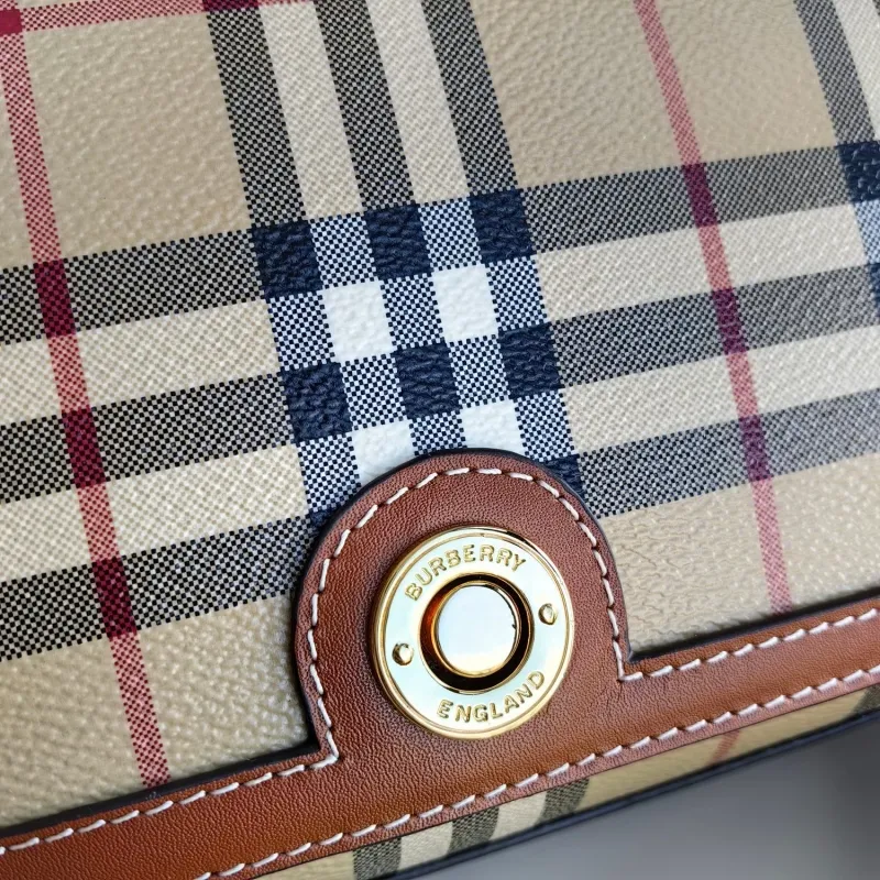 Burberry Vintage Check Satchel Crossbody Bag - Image 4
