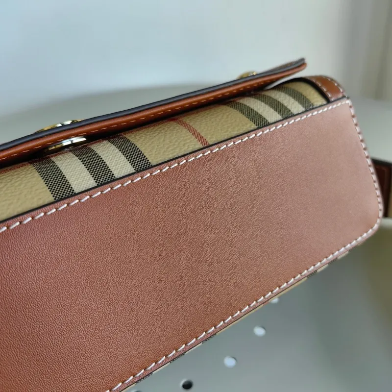 Burberry Vintage Check Satchel Crossbody Bag - Image 5