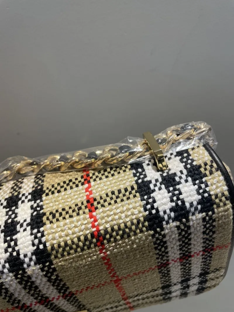 Alternative view of Burberry Vintage Check Chain Satchel Bag
