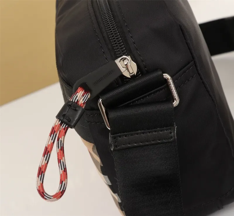 Burberry Vintage Check Crossbody Satchel Bag - Image 7