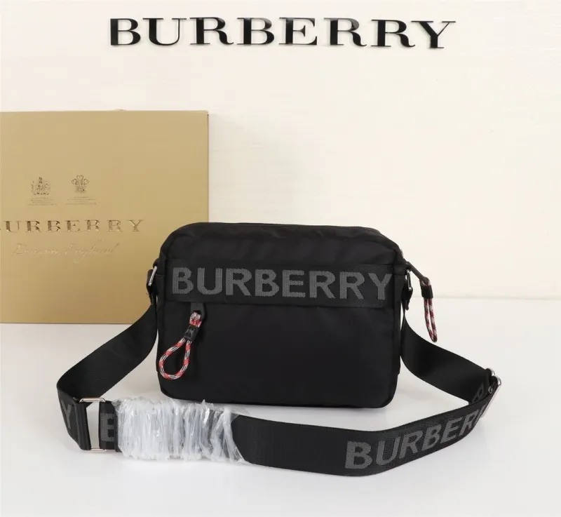 Burberry Black Nylon Crossbody Bag