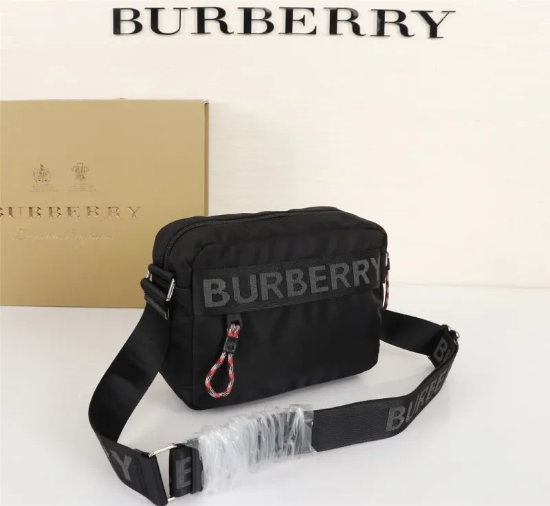Burberry Black Nylon Crossbody Bag - Image 4