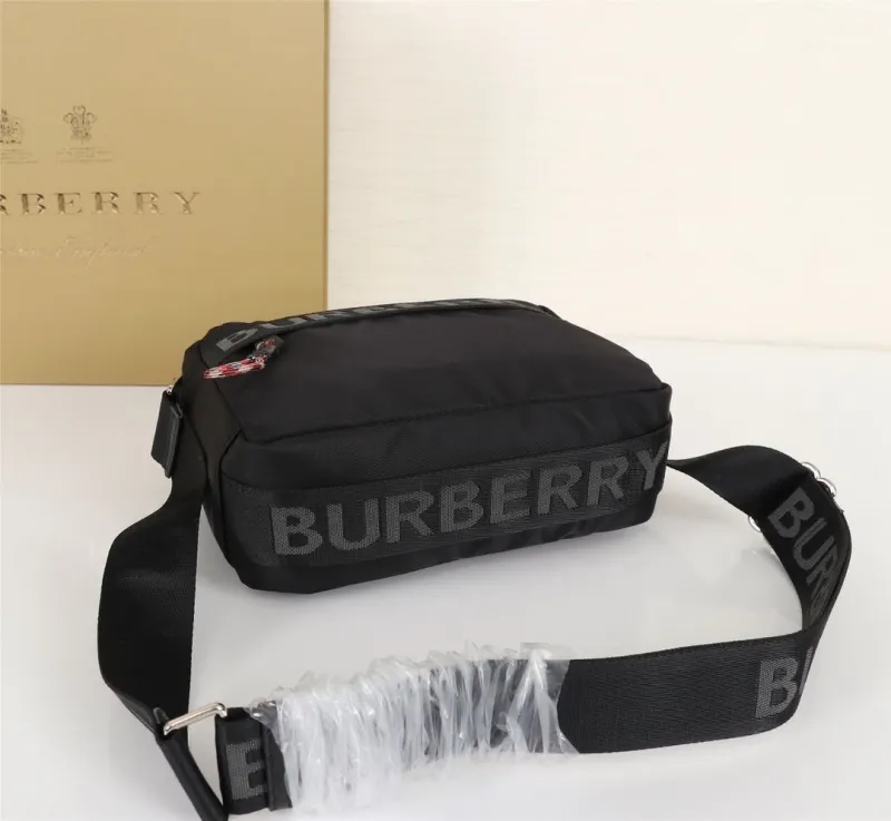 Burberry Black Nylon Crossbody Bag - Image 5