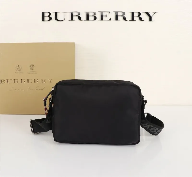 Burberry Black Nylon Crossbody Bag - Image 7