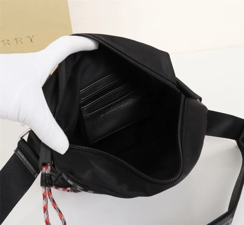 Burberry Black Nylon Crossbody Bag - Image 9