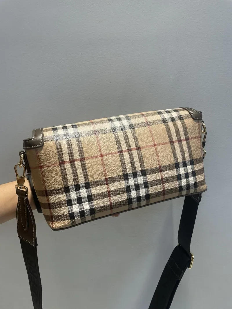 Burberry Classic Check Crossbody Satchel Bag 76 - Image 3