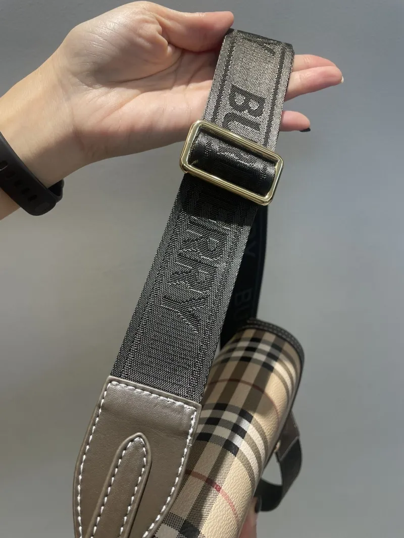 Burberry Classic Check Crossbody Satchel Bag 76 - Image 6