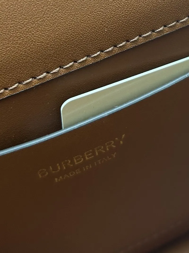Burberry Brown Leather Crossbody Bag 8375 - Image 8