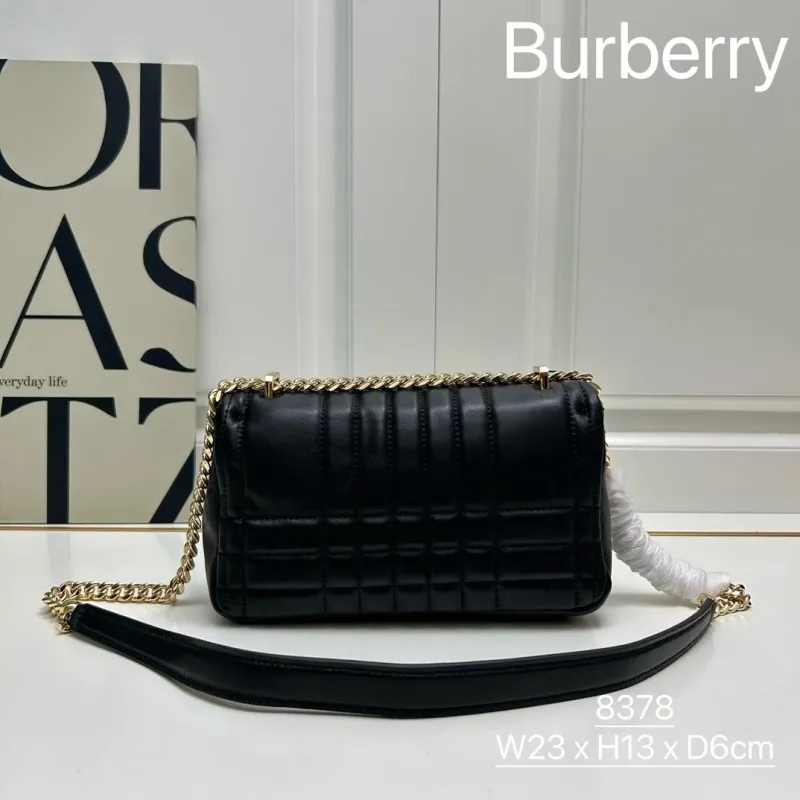 Alternative view of Burberry Black Quilted Satchel Bag 8378