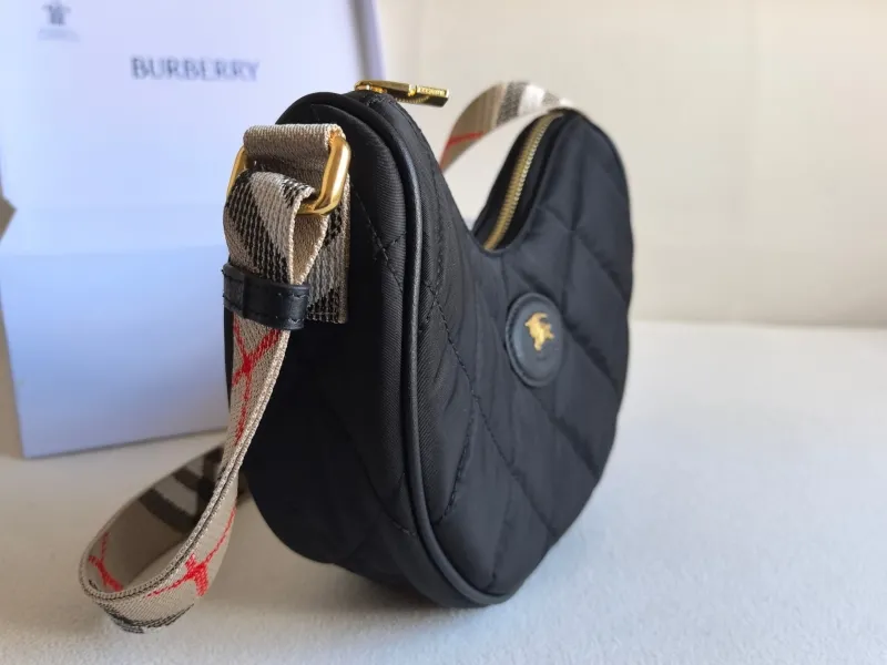 Alternative view of Burberry Black Quilted Crossbody Bag