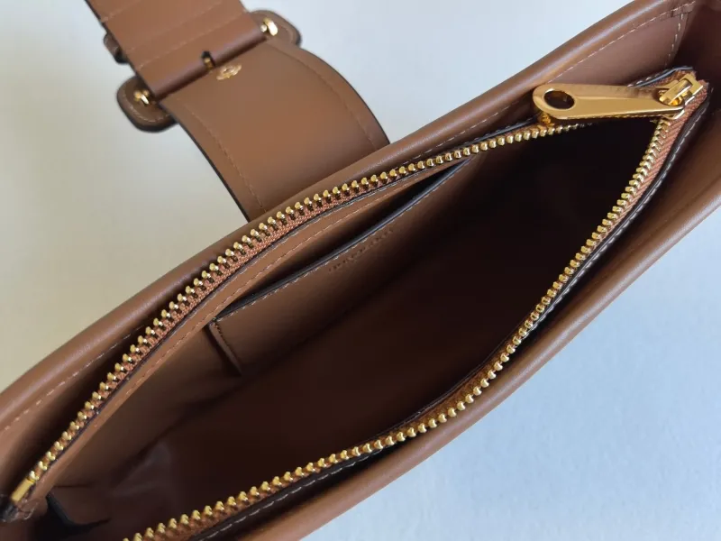 Burberry Vintage Check Satchel Bag with Extra Strap - Image 8