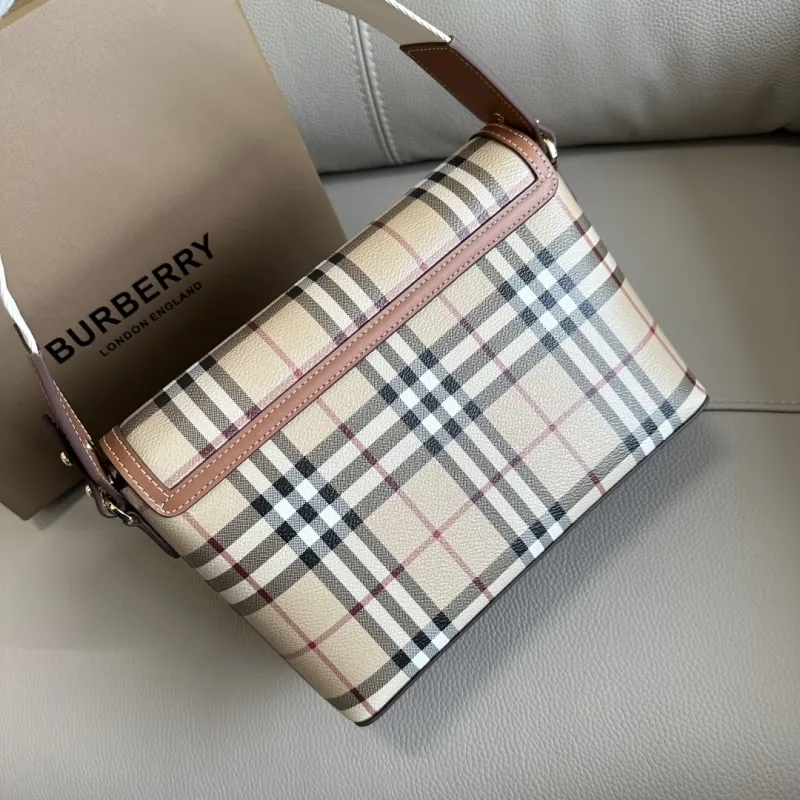 Burberry Vintage Check Satchel Crossbody Bag - Image 3