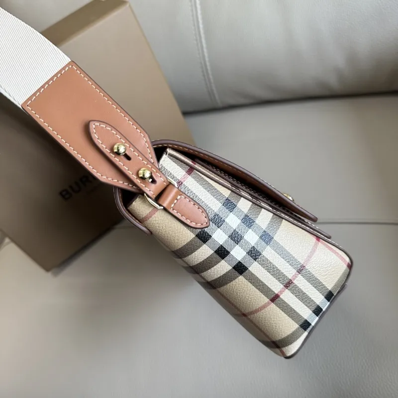 Burberry Vintage Check Satchel Crossbody Bag - Image 4