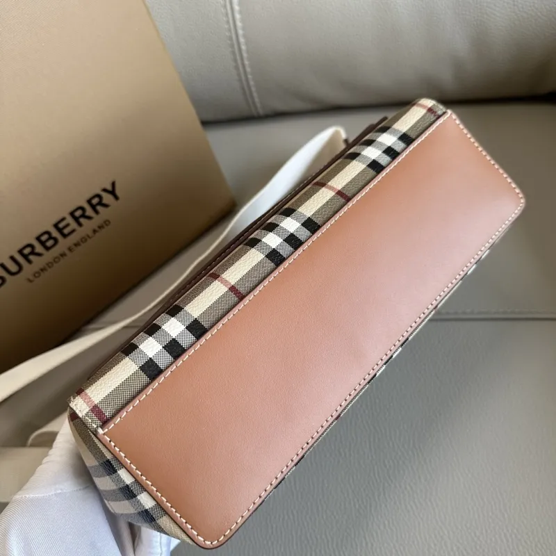 Burberry Vintage Check Satchel Crossbody Bag - Image 5