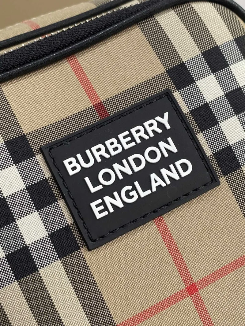 Burberry Vintage Check Crossbody Satchel Bag - Image 3