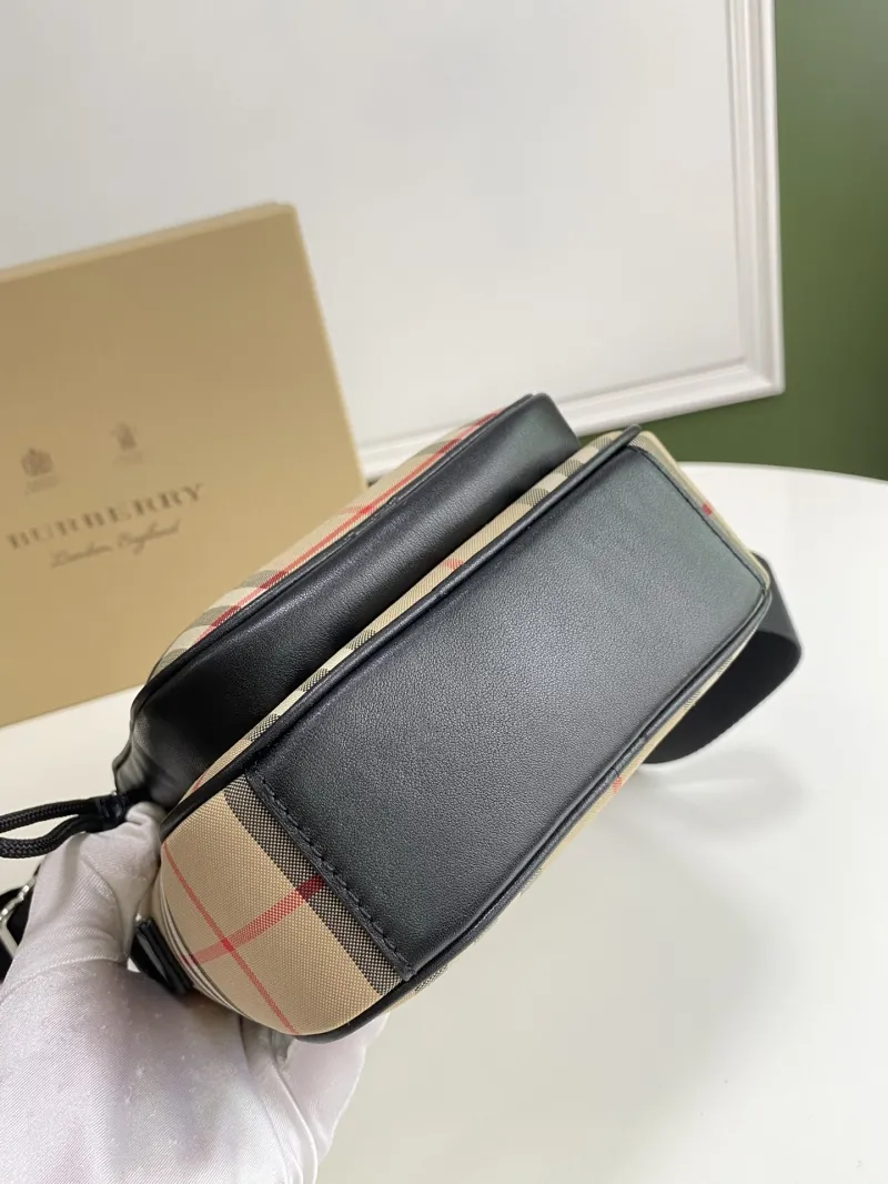 Burberry Vintage Check Crossbody Satchel Bag - Image 5