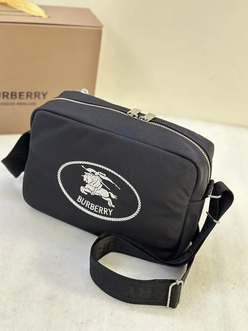 Burberry Black Crossbody Satchel Bag - Image 6
