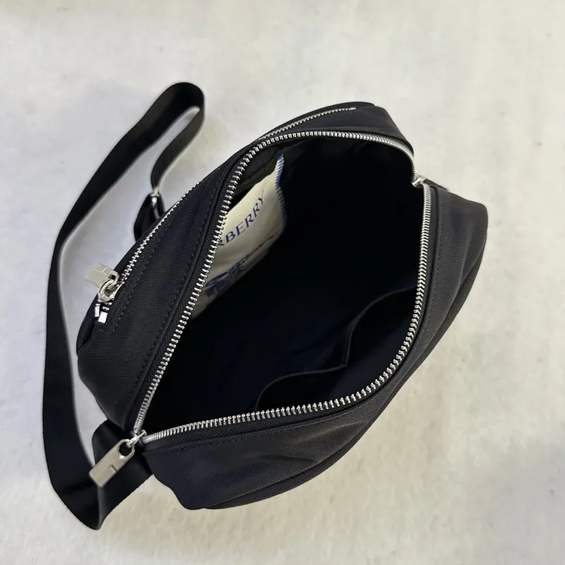 Burberry Black Crossbody Satchel Bag - Image 7