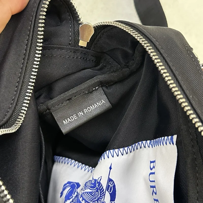 Burberry Black Crossbody Satchel Bag - Image 9