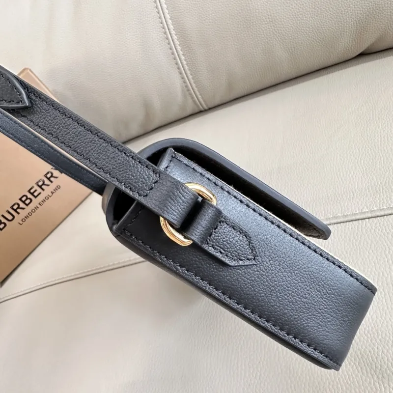 Burberry Black Leather Crossbody Bag - Image 4