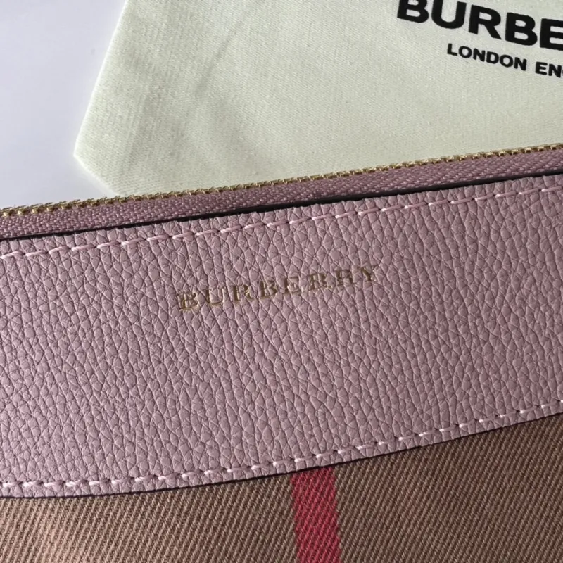 Burberry Pink House Check Crossbody Bag - Image 6