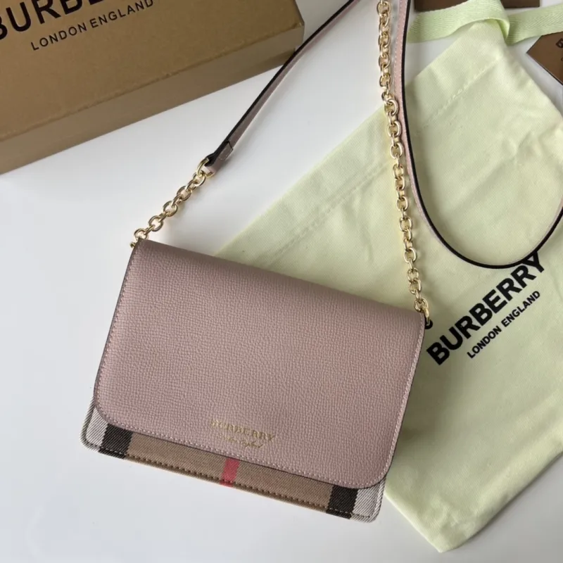 Burberry Light Pink Crossbody Satchel Bag - Image 3