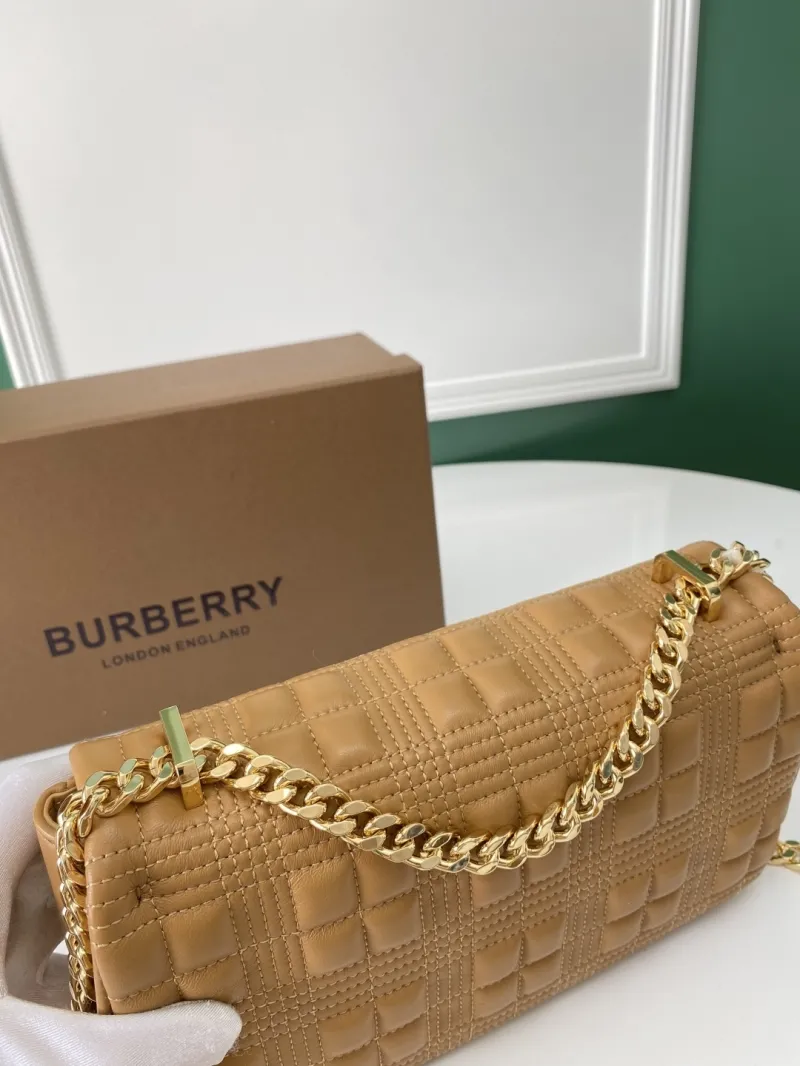 Burberry Tan Quilted Satchel Bag 80212091 - Image 4
