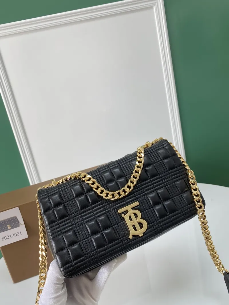 Burberry Black Quilted Satchel Bag 80212091 - Image 3