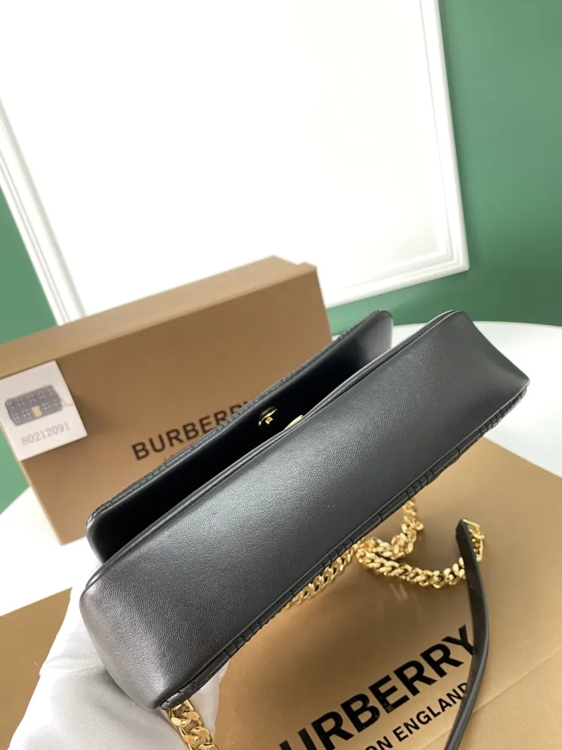 Burberry Black Quilted Satchel Bag 80212091 - Image 6