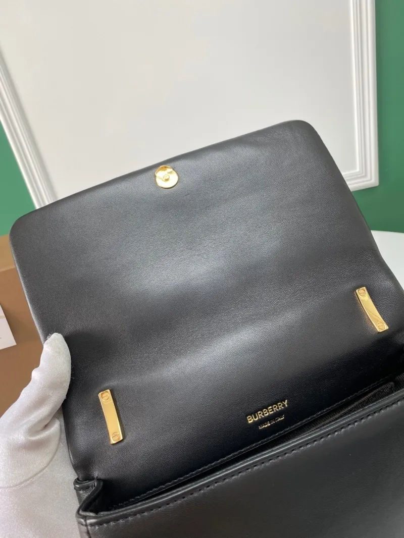 Burberry Black Quilted Satchel Bag 80212091 - Image 8