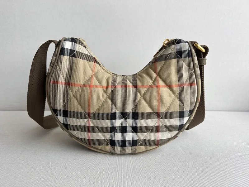 Burberry Quilted Check Crossbody Bag - Image 4