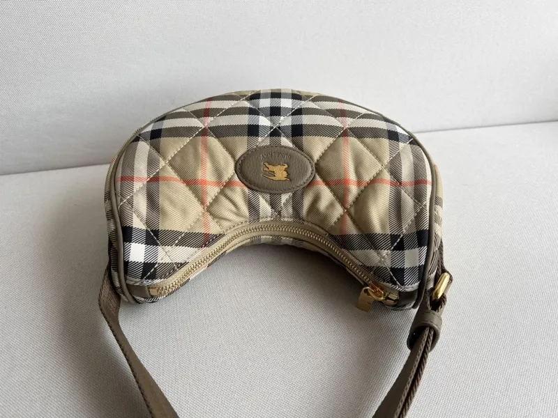 Burberry Quilted Check Crossbody Bag - Image 5