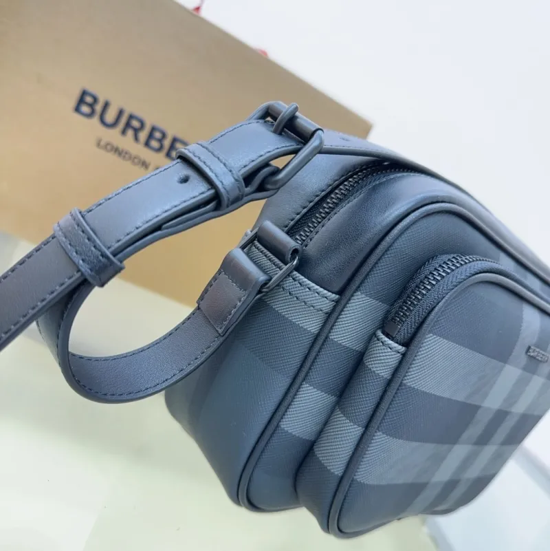 Burberry Dark Check Crossbody Bag 139 - Image 3