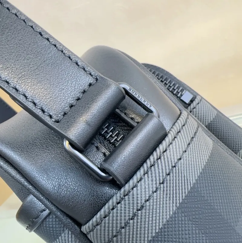 Burberry Dark Check Crossbody Bag 139 - Image 4