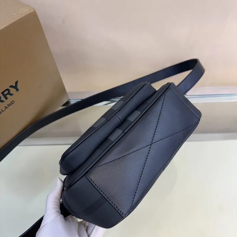 Burberry Dark Check Crossbody Bag 139 - Image 5