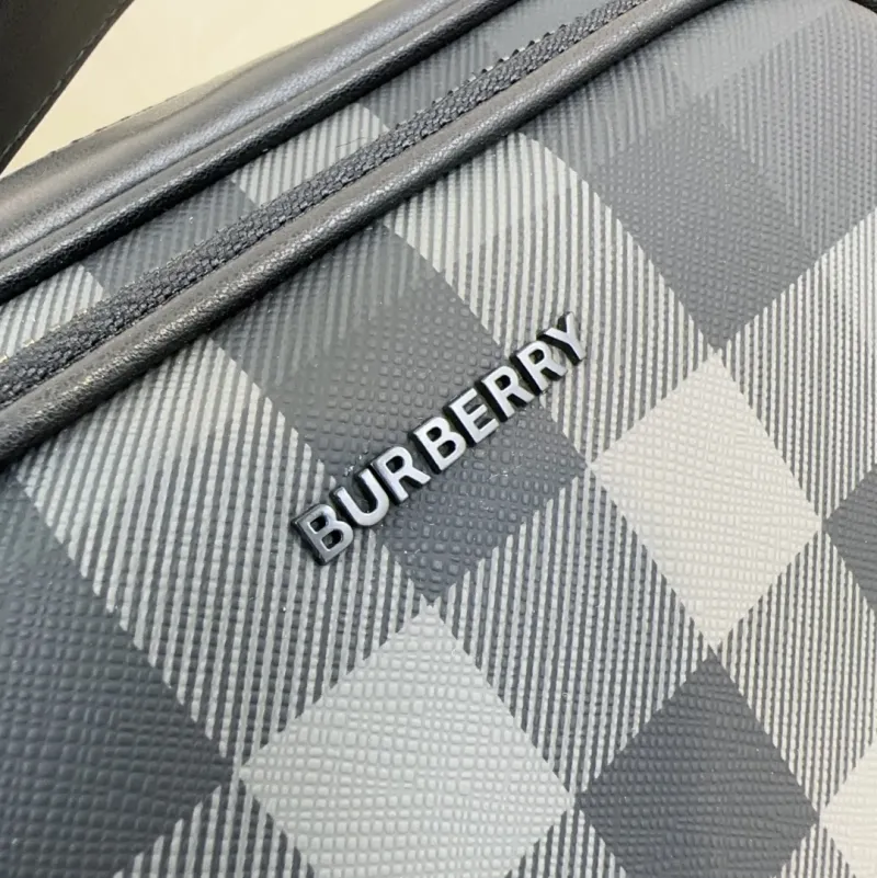 Burberry Dark Check Crossbody Bag 139 - Image 6