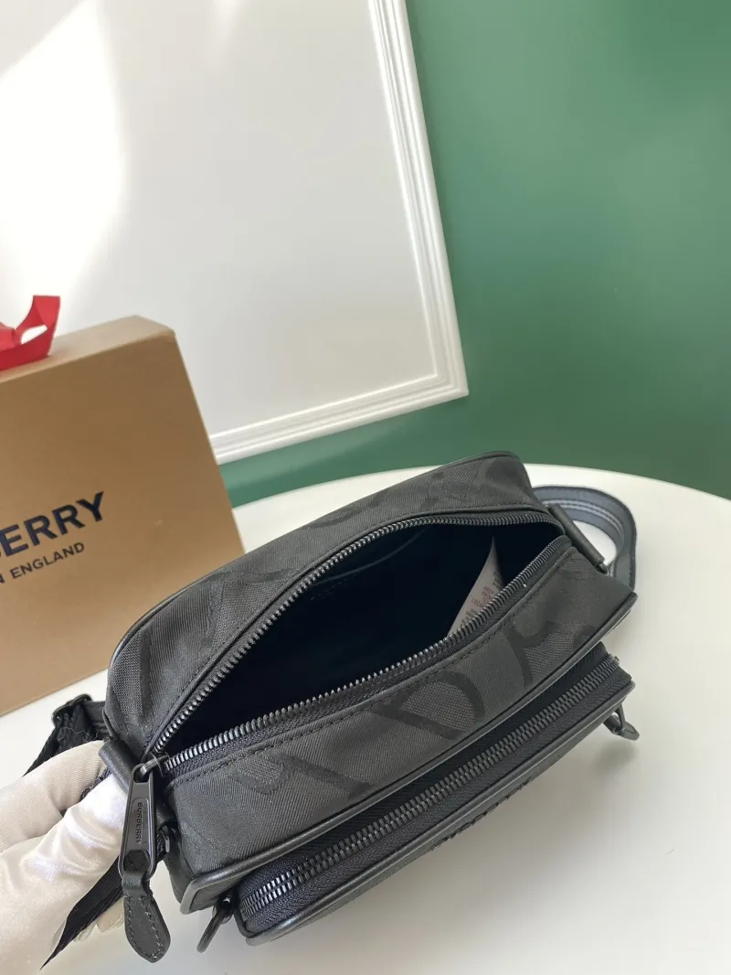 Burberry Black Crossbody Satchel Bag 142 - Image 7